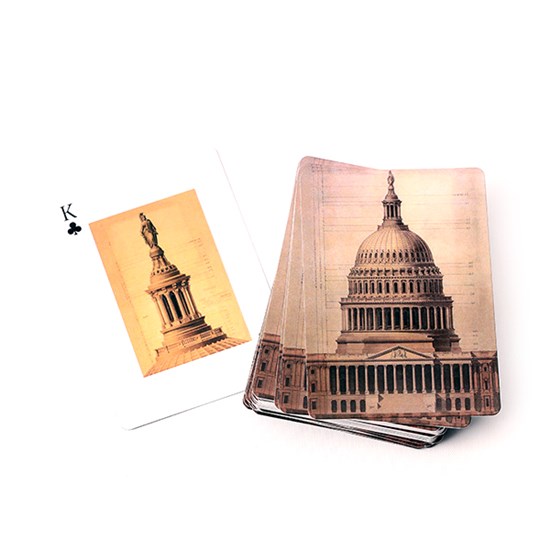 US_Capitol_Dome_Building_Deck_of_Playing_Cards_King_of_Diamonds