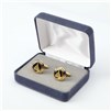 24 Karat Gold-Plated Etched Capitol Dome Cufflinks