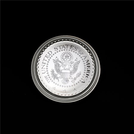 Pewter Paperweight with Great Seal