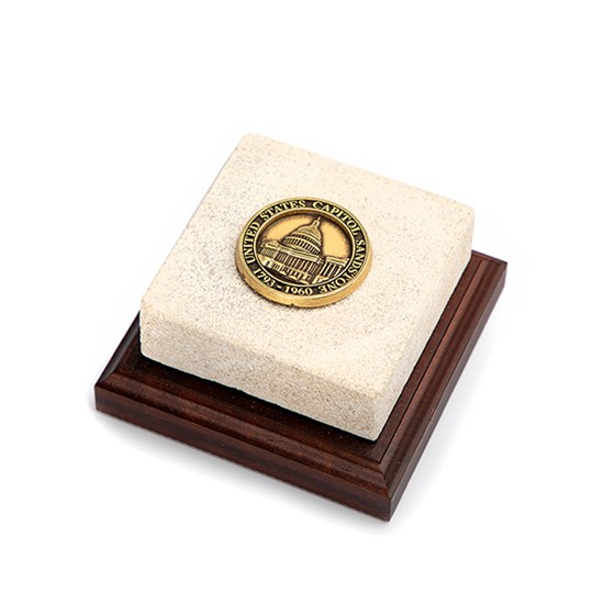 Paperweight Made from U.S. Capitol Building Sandstone