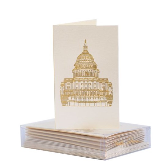 Gold Note Card Boxed Set with Envelopes