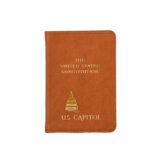 U.S. Constitution Leatherbound Keepsake - Personalized