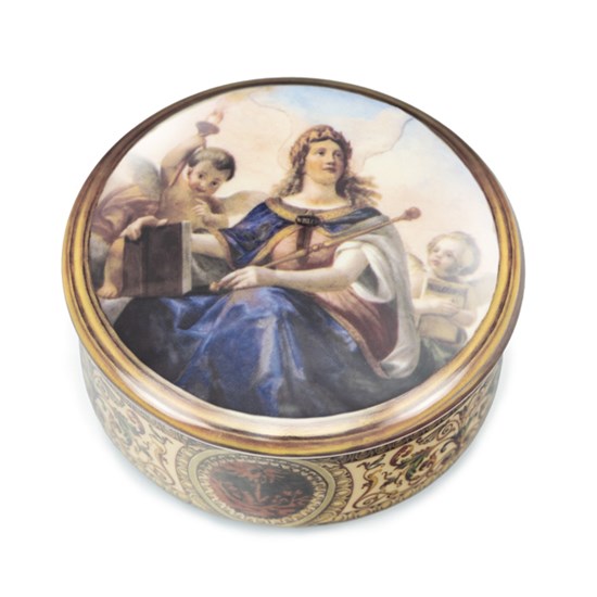 Porcelain Trinket Box "Executive Authority"