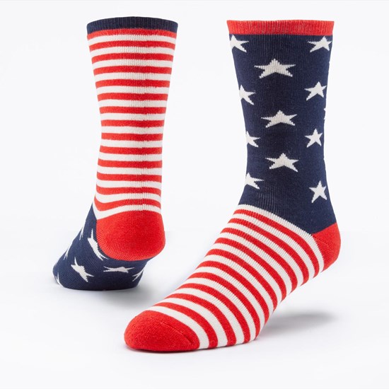 U.S.A. Flag Stars &amp; Stripe Socks