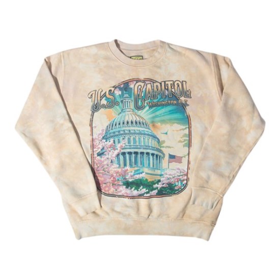 Hand-Dyed U.S. Capitol Springtime Sweatshirt