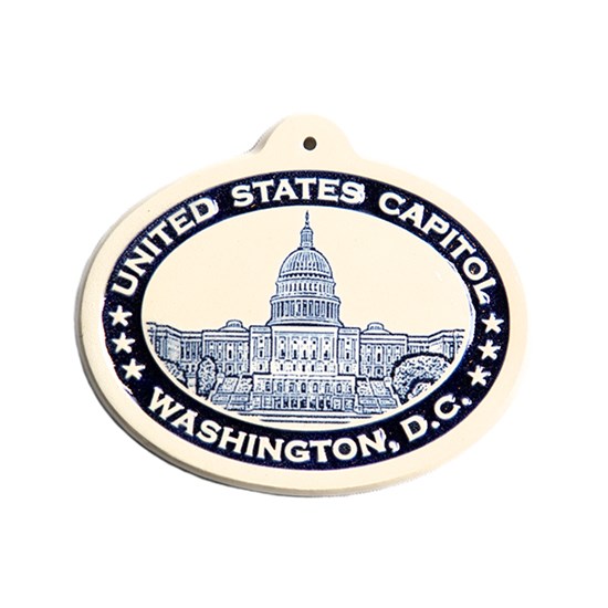 Handcrafted U.S. Capitol Ornament