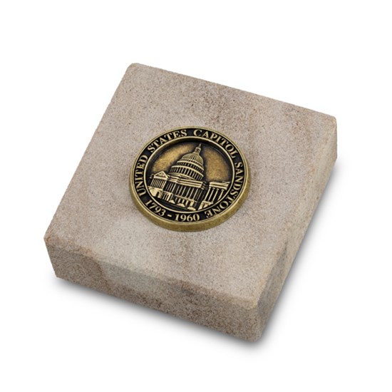 Paperweight Made from U.S. Capitol Sandstone