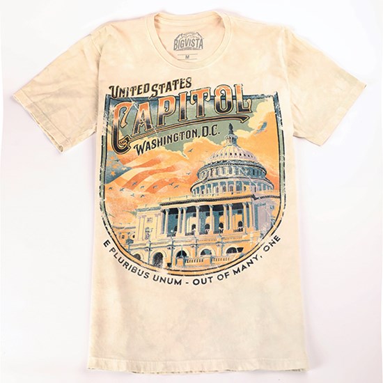 United States Capitol Artisan Hand-Dyed Tee