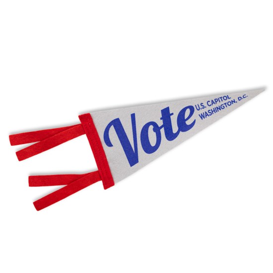 Vote Felt Pennant