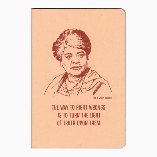 Ida B. Wells Letterpress Notebook