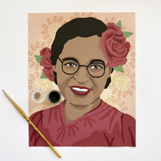 Rosa Parks Paint by Number Kit