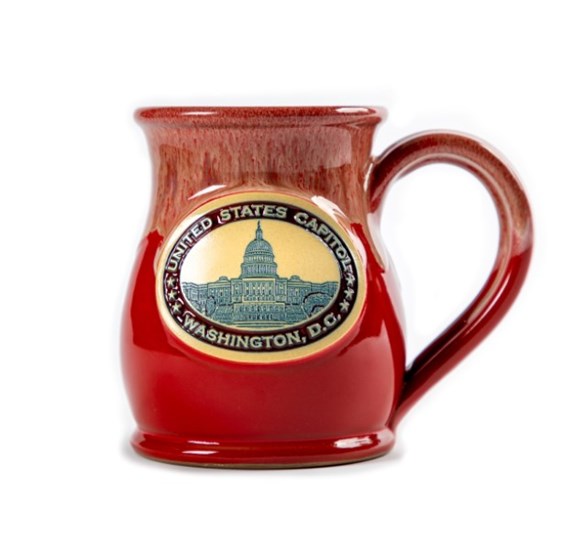 12_oz_ounce_sand_white_united_states_capitol_capital_dc_ceramic_round_american_pride_cute_belly_statue_of_freedom_Glazed_Mug_West_Front_Red-21513