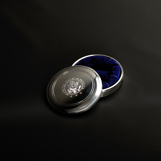 Pewter Jewelry Box with Engraved Great Seal