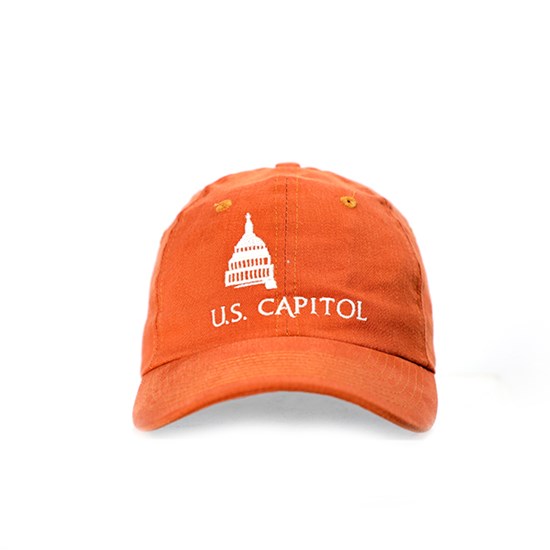 Orange Sweet Potato Baseball Cap with US Capitol Logo