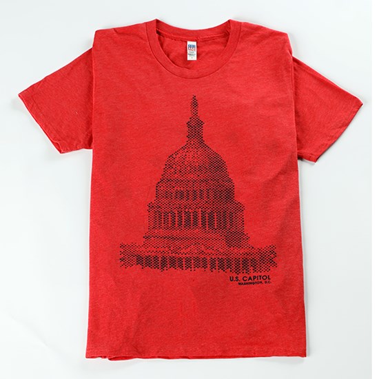 U.S. Capitol Dome Graphic Tee (Red)