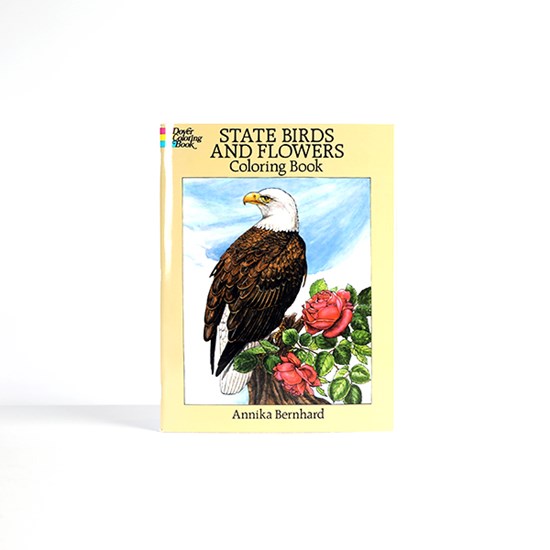 US Capitol Washington DC State Birds and Flowers Coloring book