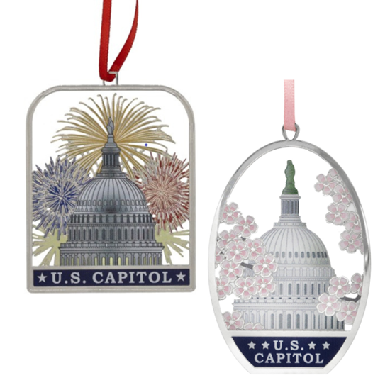 Image for 2 Pack: Festivities at the Capitol Ornaments