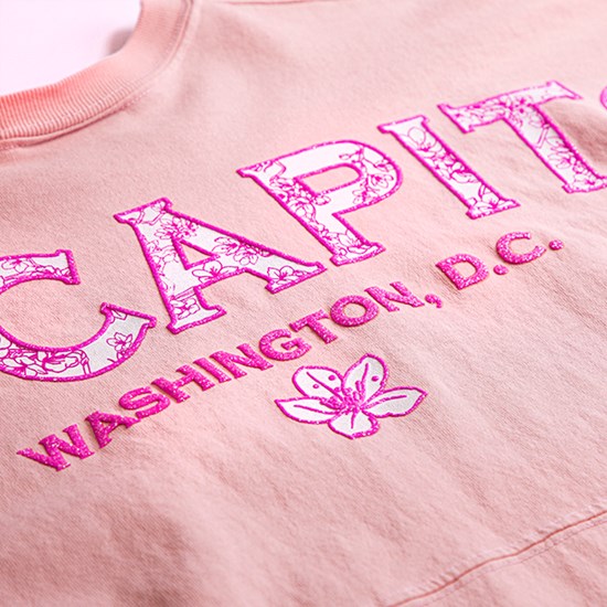 Capitol Pink Jersey with Flower Pattern