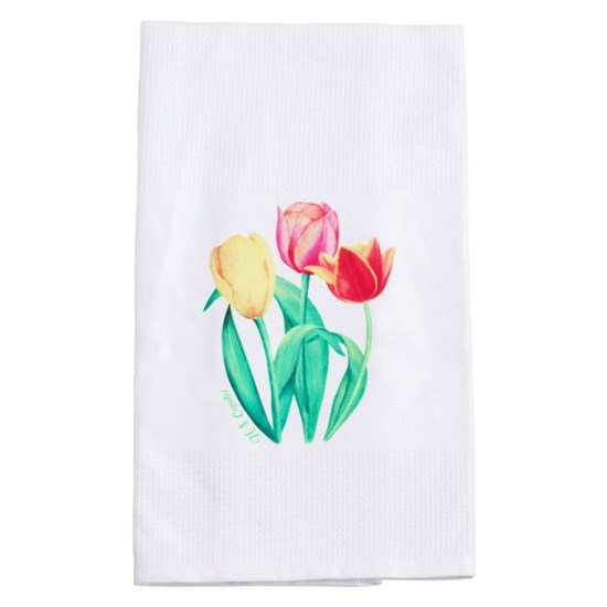 Tulip_waffle_tea_towel