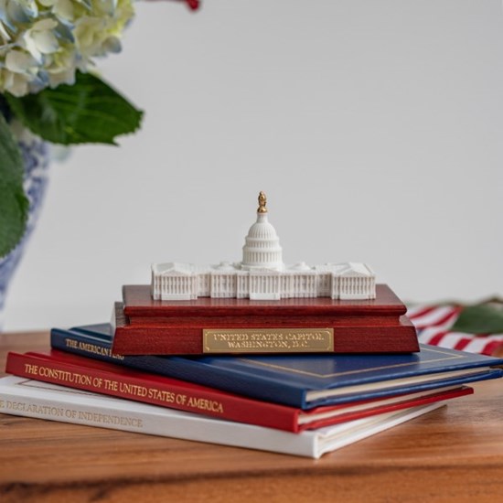 US_Capitol_marble_replica_on_hardcover_bookset