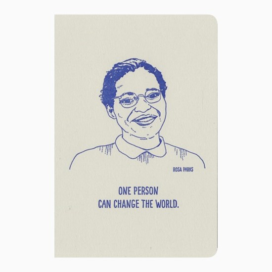 handmade_notebook_with_Rosa_Parks_quote