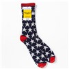 U.S.A.&#32;Flag&#32;Star&#32;Socks