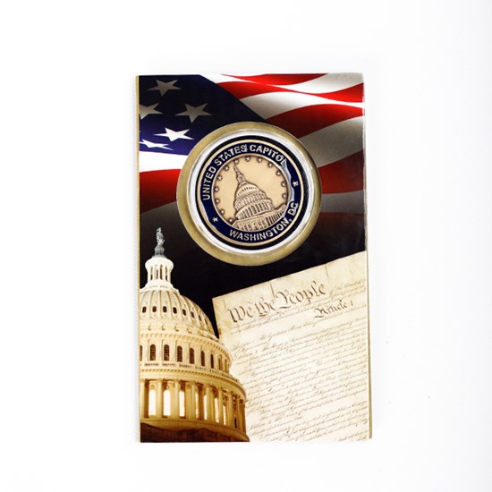 Capitol Dome and Statue of Freedom Coin Card