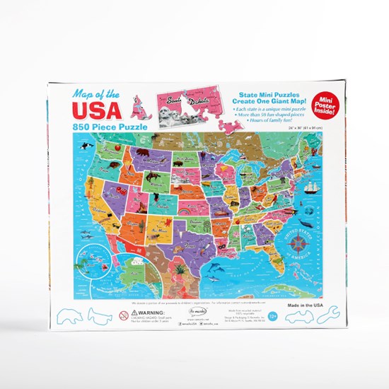 Map of the USA Puzzle