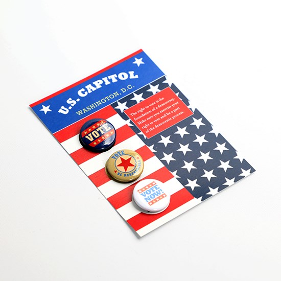 Vote Buttons 3-Pack