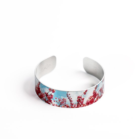 Cherry Blossom Cuff Bracelet